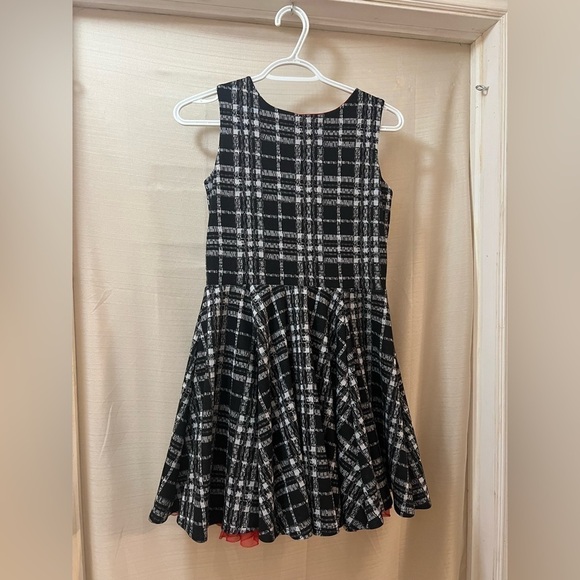 ⚫️ BOGO Girls Newberry dress size 16, black and white with red underskirt - Picture 7 of 8